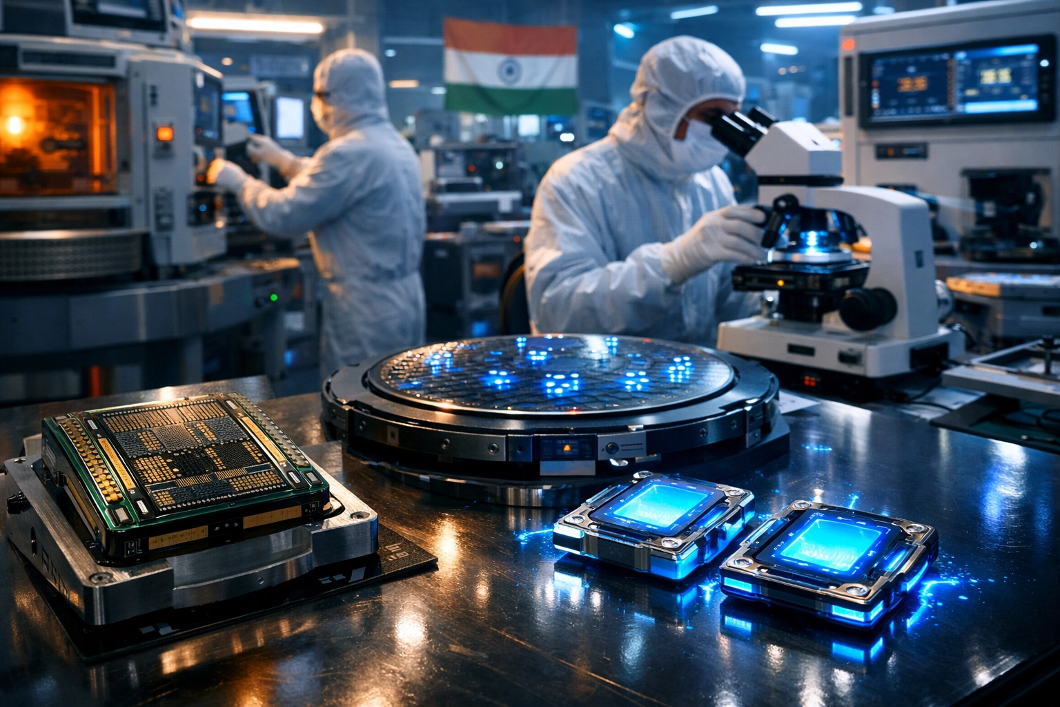 GaN semiconductor manufacturing in India for RF and power electronics